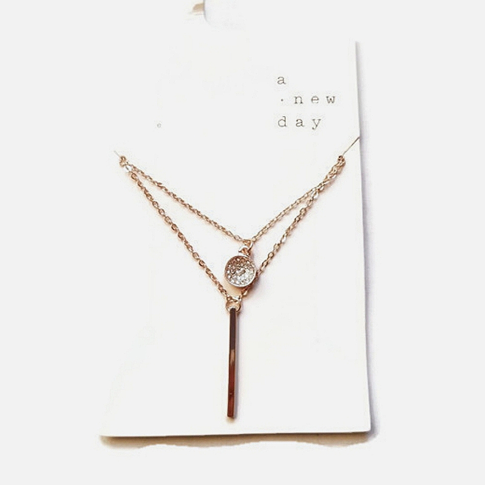 NWT A New Day Dainty Gold Necklace Layer